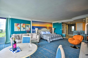 Colorful Ocean-View Studio Steps from the Beach!